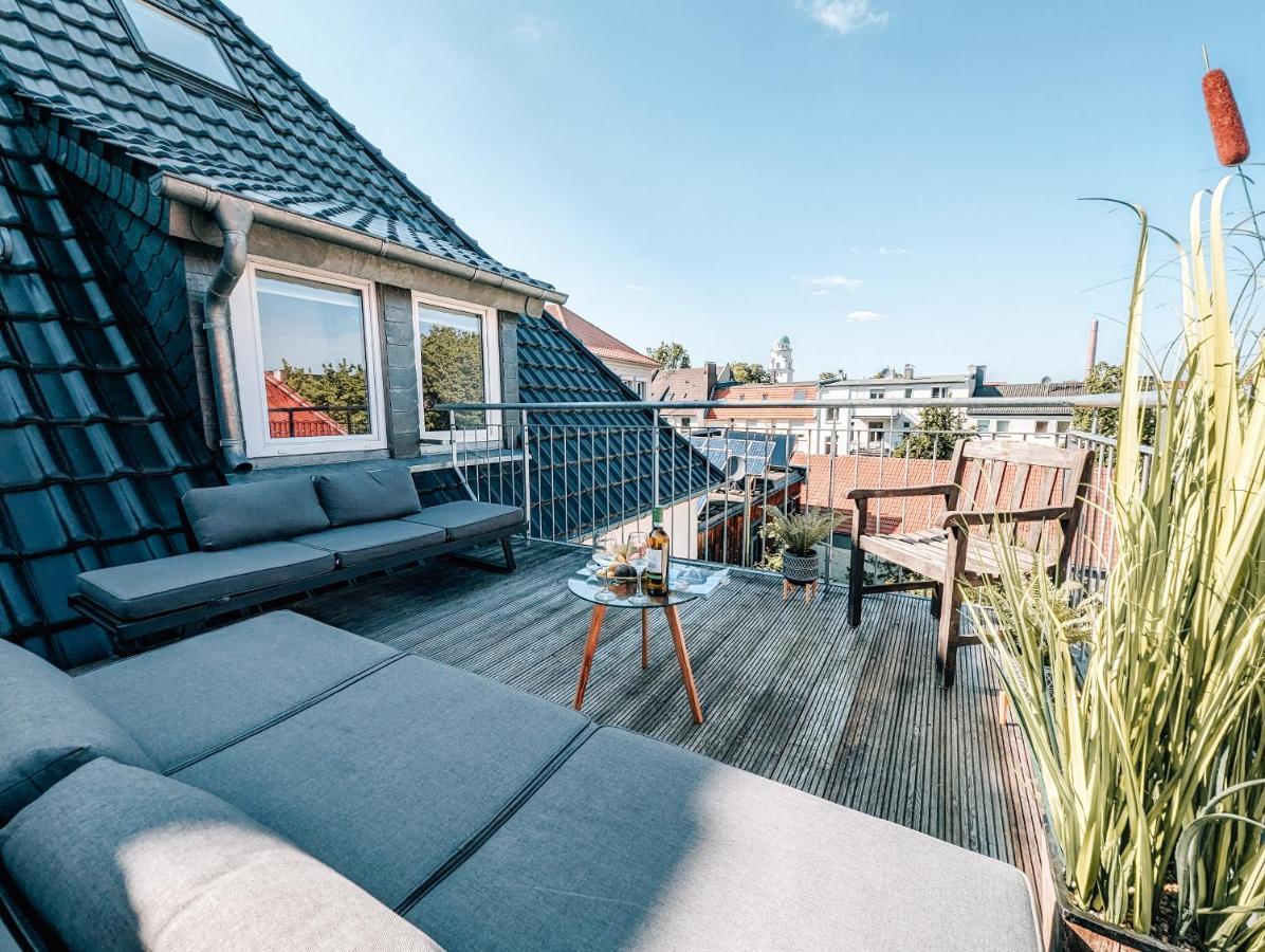 4-Schlafzimmer-Terrassensuite Oasis - Workspace Em-Apartments Deutschland Bielefeld Extérieur photo